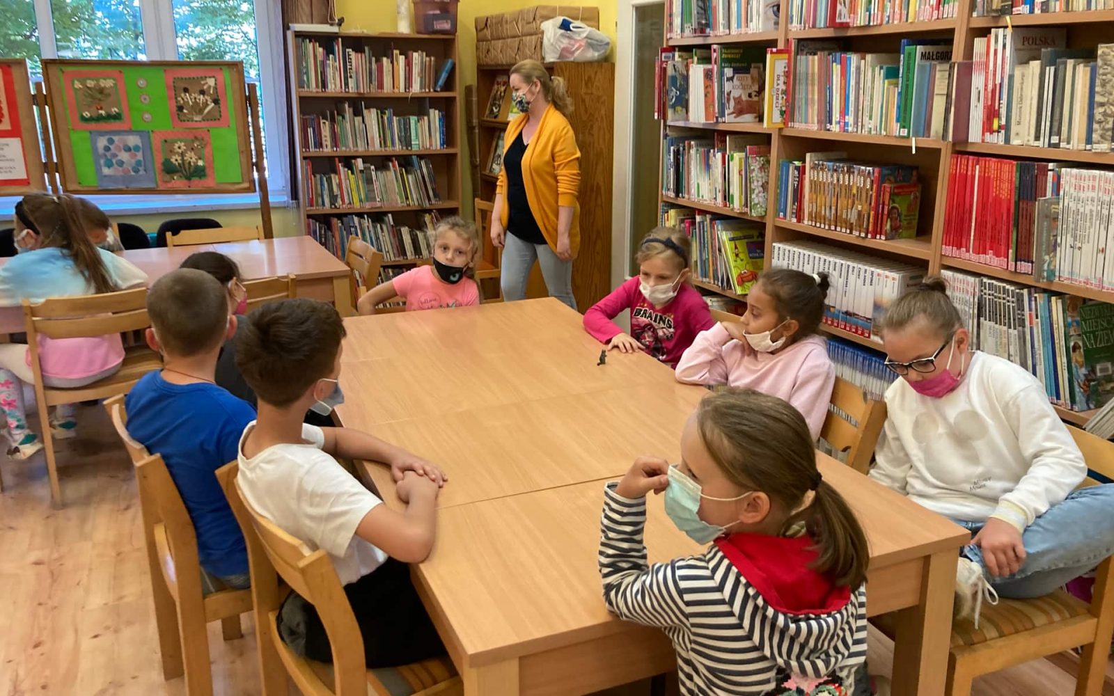 Zajęcia w bibliotece miejskiej