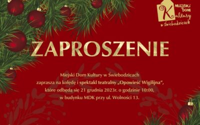 Opowieść Wigilijna w MDK